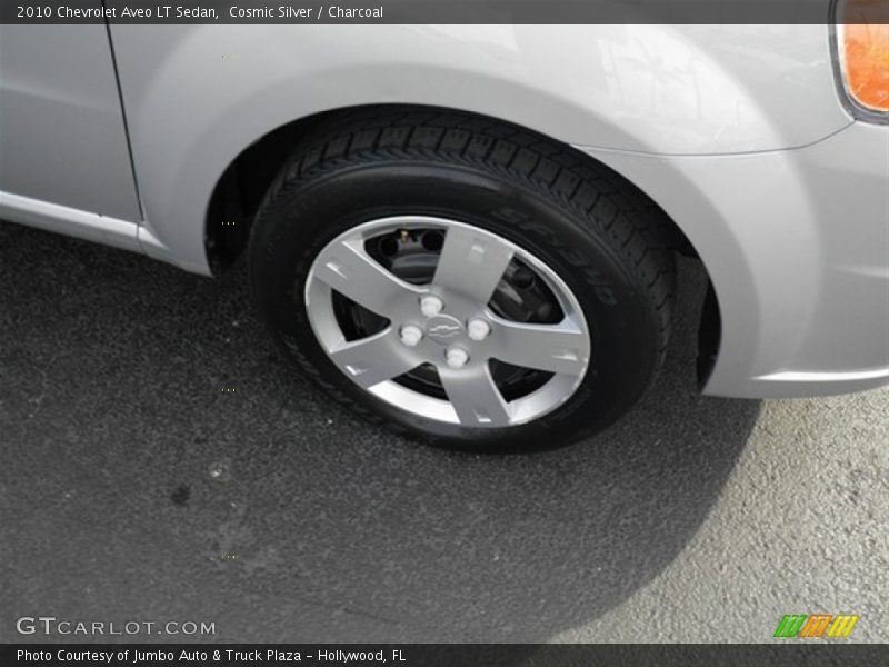 Cosmic Silver / Charcoal 2010 Chevrolet Aveo LT Sedan
