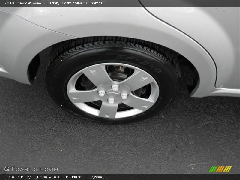 Cosmic Silver / Charcoal 2010 Chevrolet Aveo LT Sedan