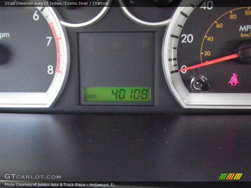 Cosmic Silver / Charcoal 2010 Chevrolet Aveo LT Sedan