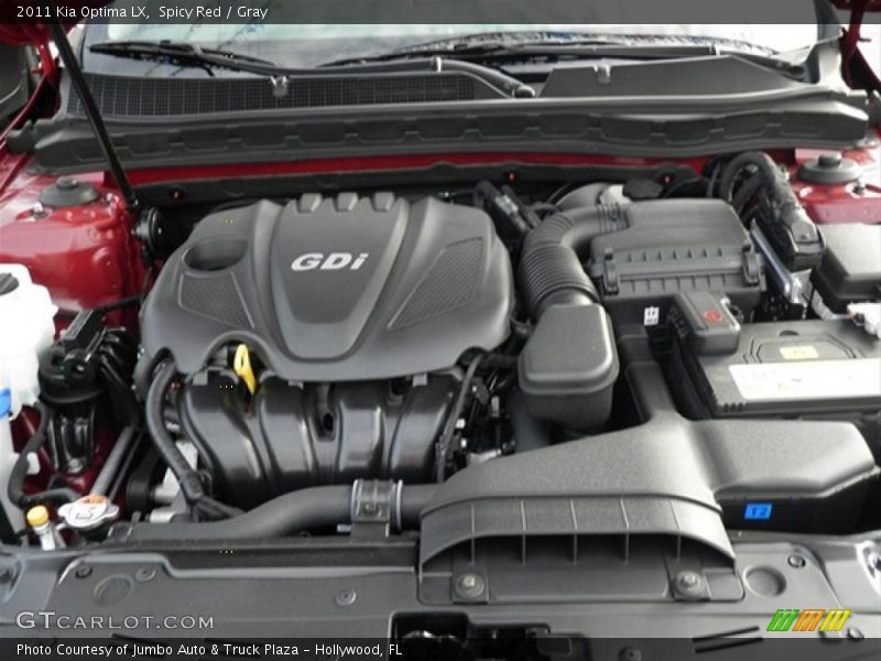 Spicy Red / Gray 2011 Kia Optima LX