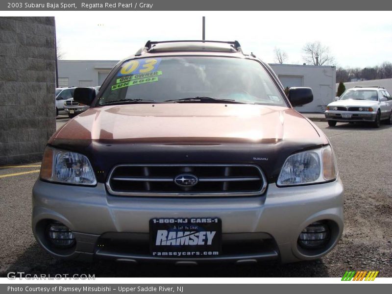 Regatta Red Pearl / Gray 2003 Subaru Baja Sport