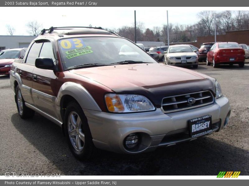 Regatta Red Pearl / Gray 2003 Subaru Baja Sport