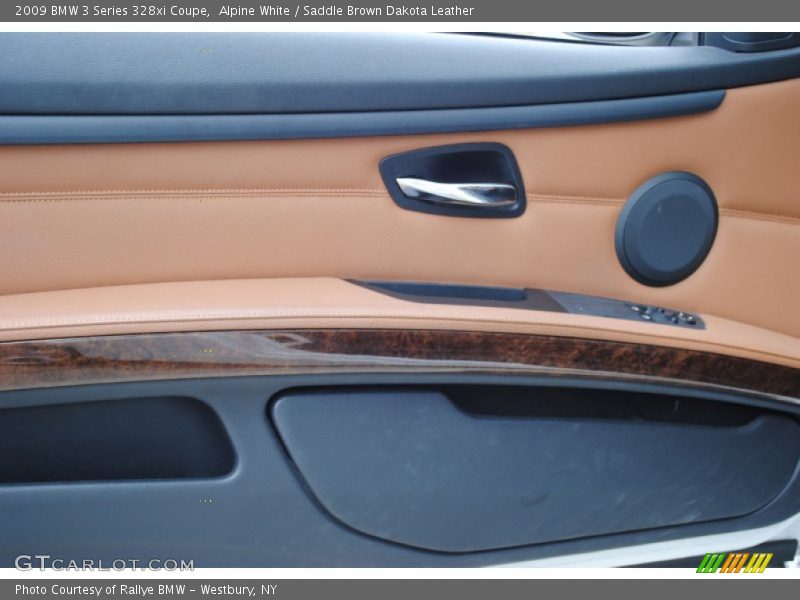 Alpine White / Saddle Brown Dakota Leather 2009 BMW 3 Series 328xi Coupe