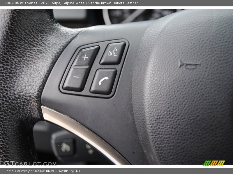 Alpine White / Saddle Brown Dakota Leather 2009 BMW 3 Series 328xi Coupe