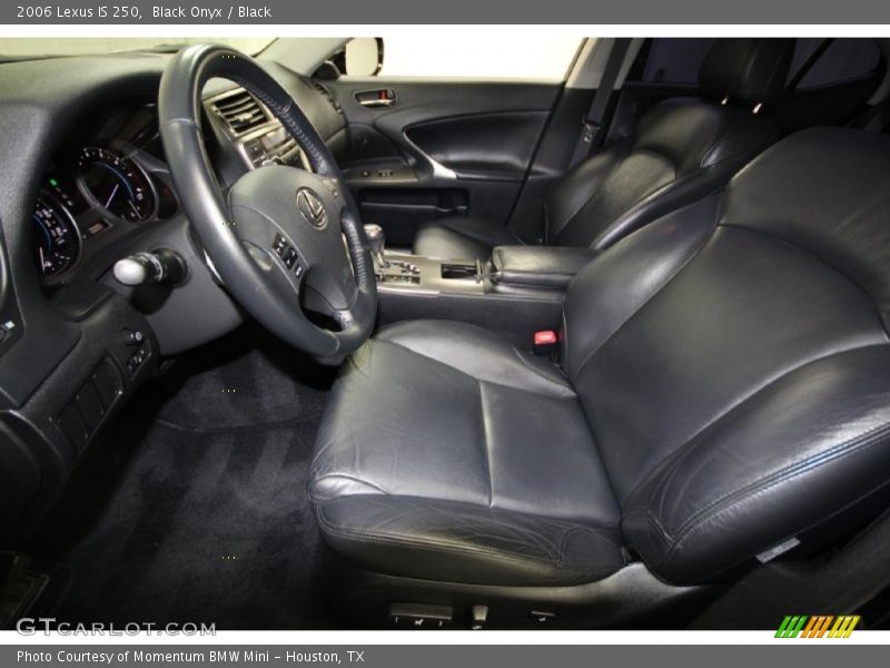 Black Onyx / Black 2006 Lexus IS 250