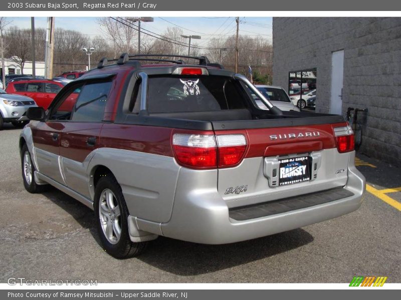 Regatta Red Pearl / Gray 2003 Subaru Baja Sport