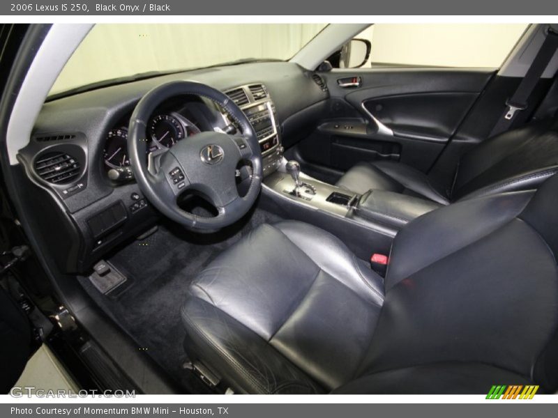 Black Onyx / Black 2006 Lexus IS 250