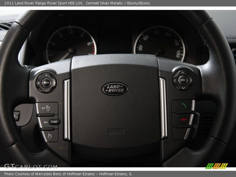 Zermatt Silver Metallic / Ebony/Ebony 2011 Land Rover Range Rover Sport HSE LUX