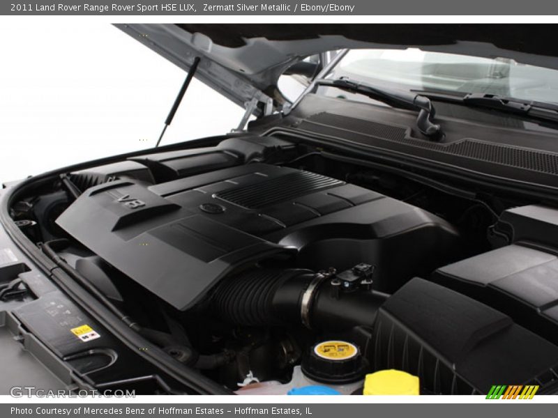 Zermatt Silver Metallic / Ebony/Ebony 2011 Land Rover Range Rover Sport HSE LUX