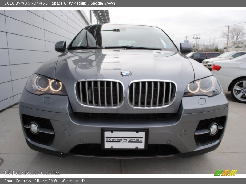 Space Gray Metallic / Saddle Brown 2010 BMW X6 xDrive50i