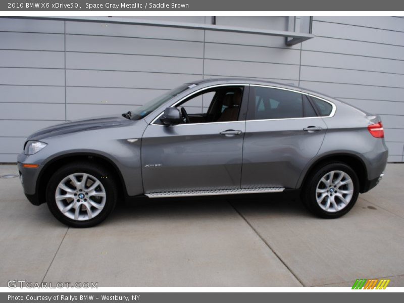 Space Gray Metallic / Saddle Brown 2010 BMW X6 xDrive50i