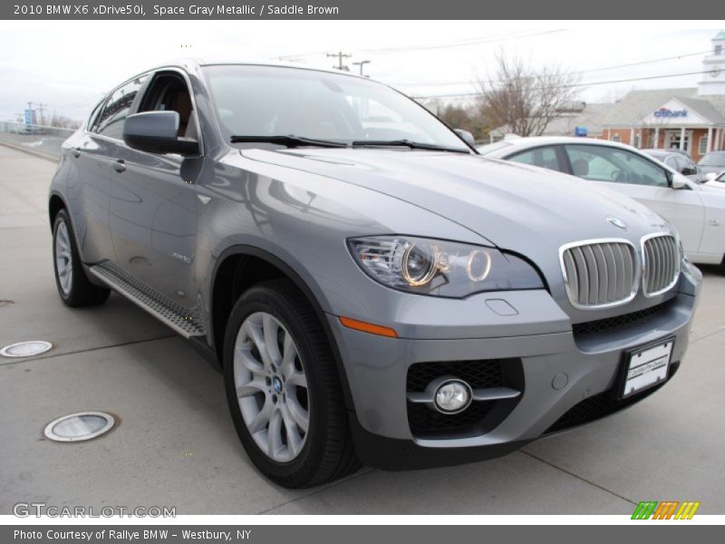 Space Gray Metallic / Saddle Brown 2010 BMW X6 xDrive50i