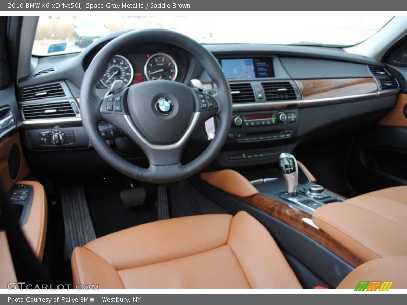 Space Gray Metallic / Saddle Brown 2010 BMW X6 xDrive50i