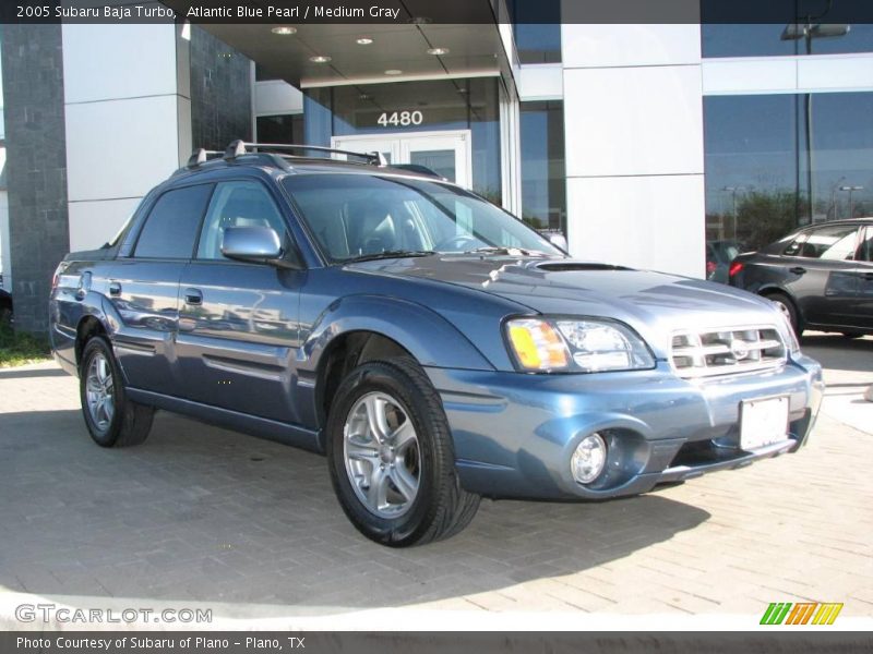 Atlantic Blue Pearl / Medium Gray 2005 Subaru Baja Turbo