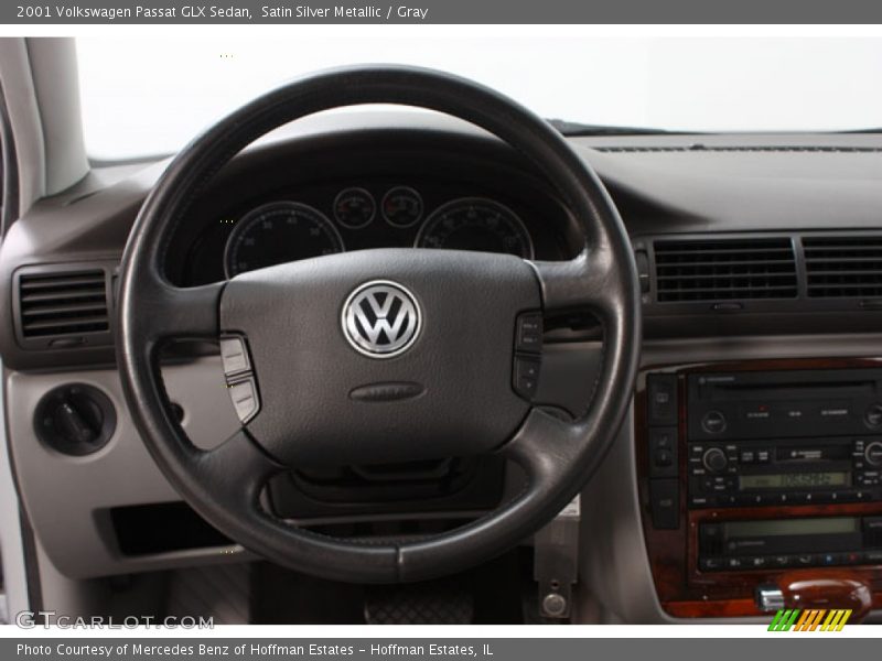 Satin Silver Metallic / Gray 2001 Volkswagen Passat GLX Sedan