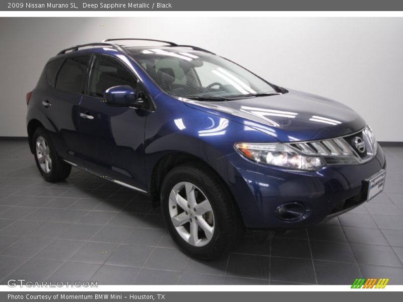 Deep Sapphire Metallic / Black 2009 Nissan Murano SL