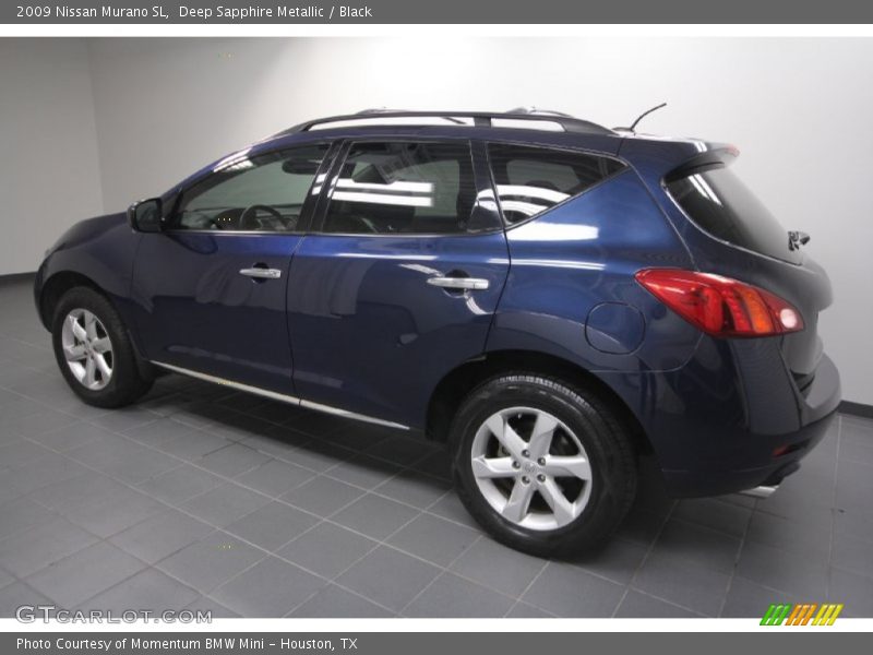 Deep Sapphire Metallic / Black 2009 Nissan Murano SL