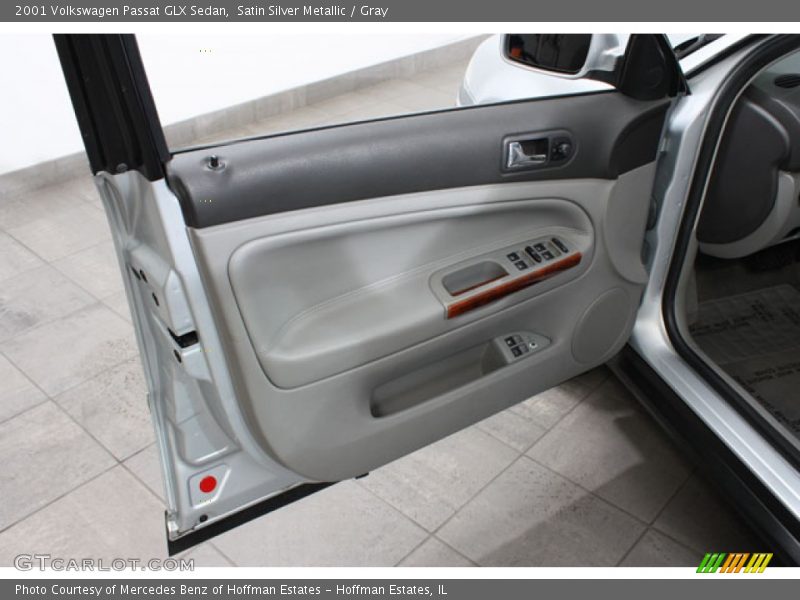 Satin Silver Metallic / Gray 2001 Volkswagen Passat GLX Sedan
