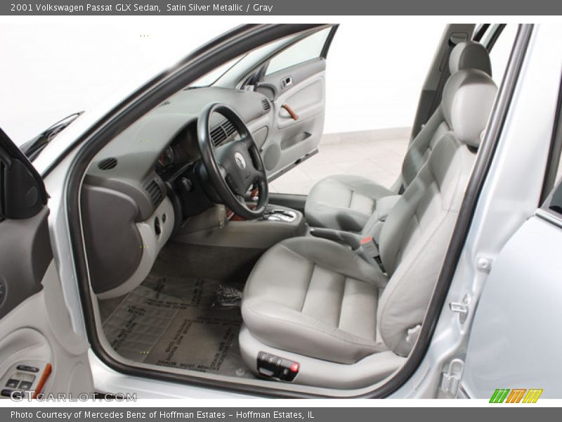 Satin Silver Metallic / Gray 2001 Volkswagen Passat GLX Sedan