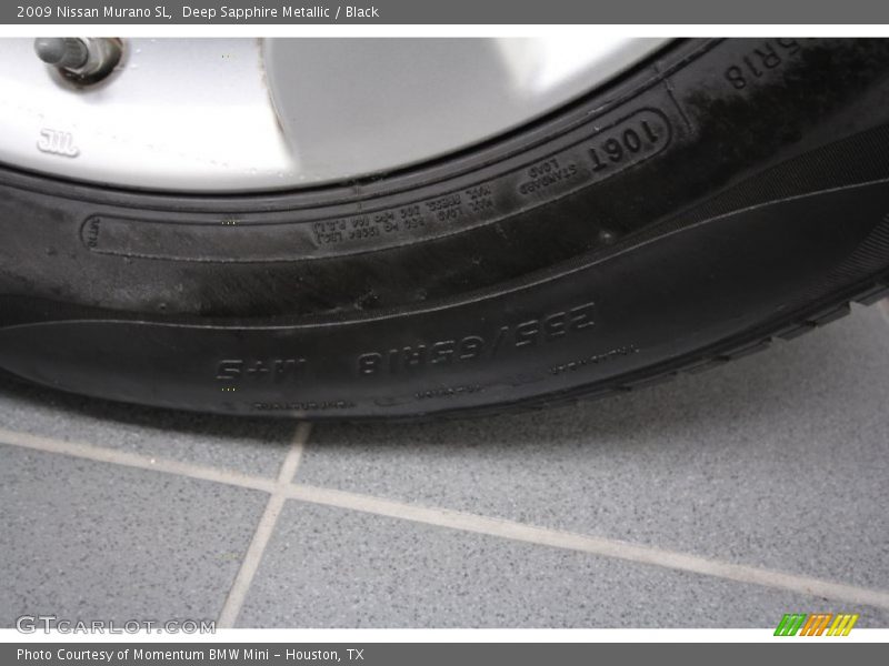 Deep Sapphire Metallic / Black 2009 Nissan Murano SL