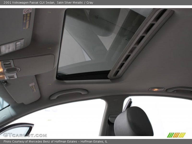 Satin Silver Metallic / Gray 2001 Volkswagen Passat GLX Sedan