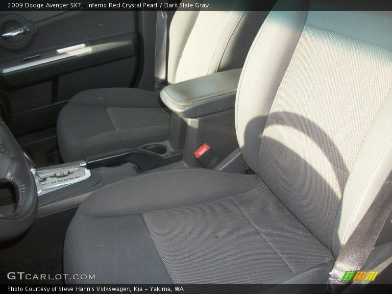 Inferno Red Crystal Pearl / Dark Slate Gray 2009 Dodge Avenger SXT