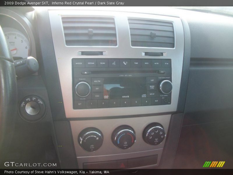 Inferno Red Crystal Pearl / Dark Slate Gray 2009 Dodge Avenger SXT
