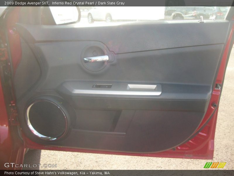 Inferno Red Crystal Pearl / Dark Slate Gray 2009 Dodge Avenger SXT