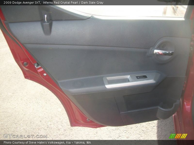 Inferno Red Crystal Pearl / Dark Slate Gray 2009 Dodge Avenger SXT