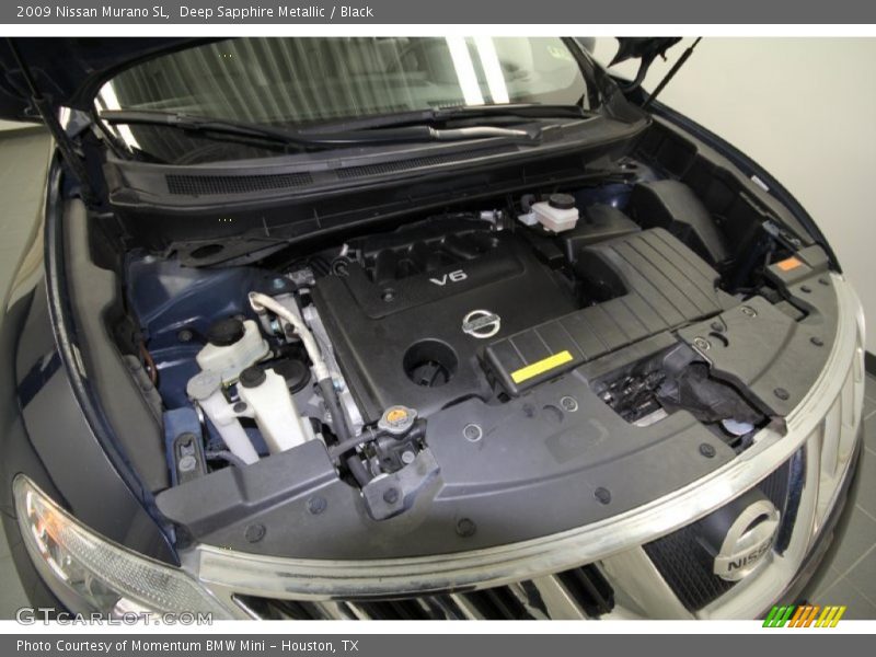Deep Sapphire Metallic / Black 2009 Nissan Murano SL