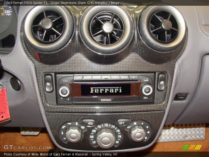 Controls of 2009 F430 Spider F1