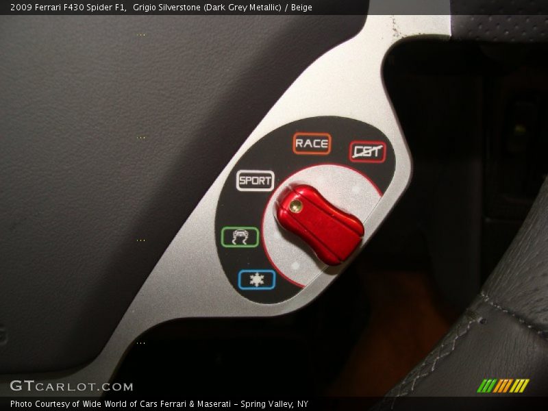 Controls of 2009 F430 Spider F1