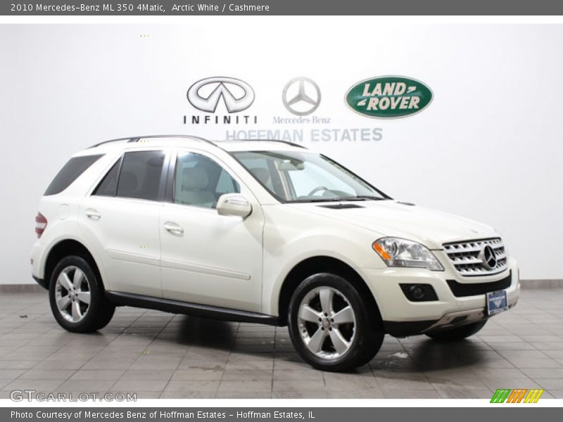 Arctic White / Cashmere 2010 Mercedes-Benz ML 350 4Matic