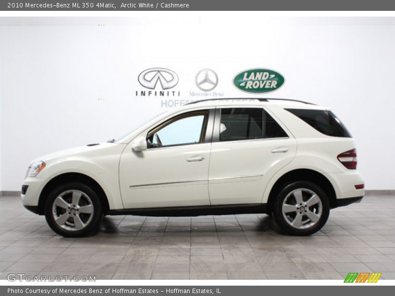 Arctic White / Cashmere 2010 Mercedes-Benz ML 350 4Matic