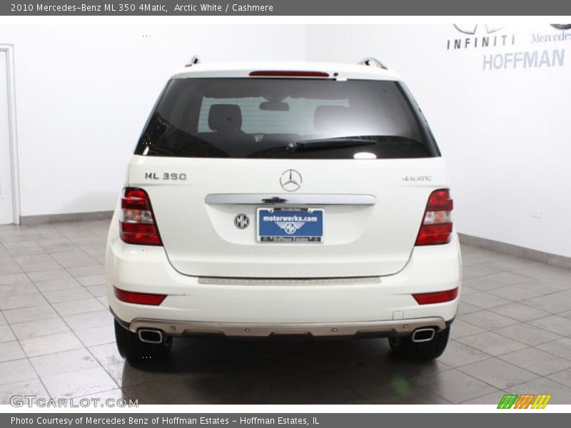 Arctic White / Cashmere 2010 Mercedes-Benz ML 350 4Matic
