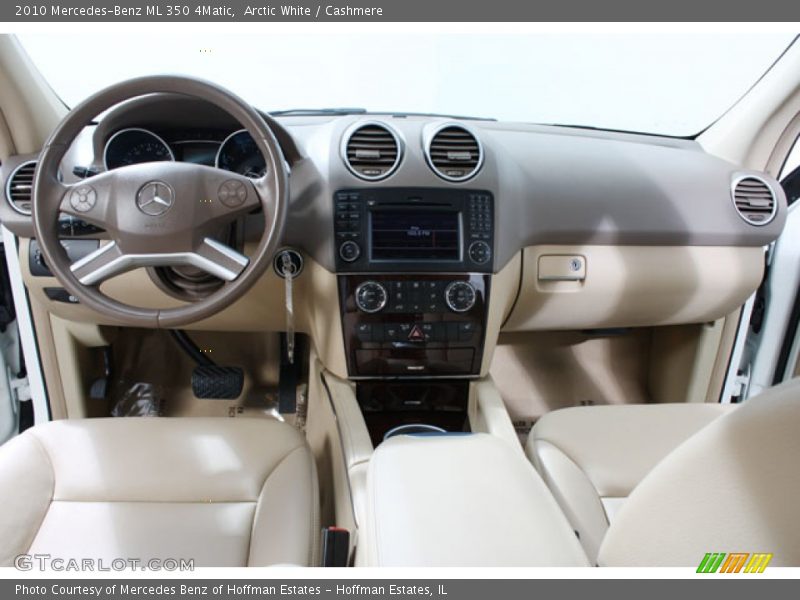 Arctic White / Cashmere 2010 Mercedes-Benz ML 350 4Matic