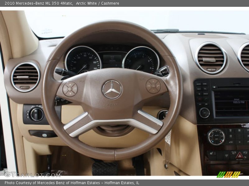 Arctic White / Cashmere 2010 Mercedes-Benz ML 350 4Matic