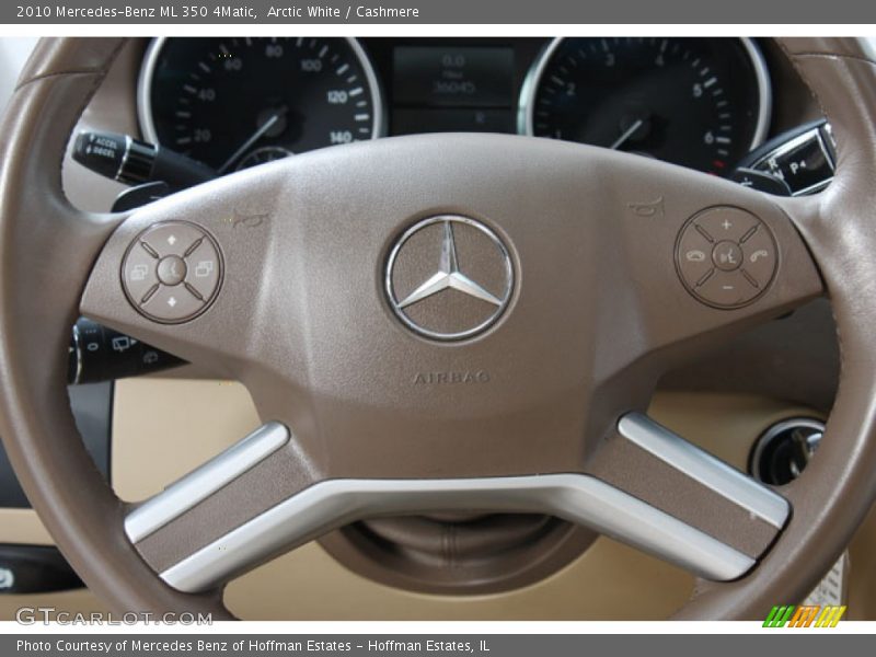 Arctic White / Cashmere 2010 Mercedes-Benz ML 350 4Matic