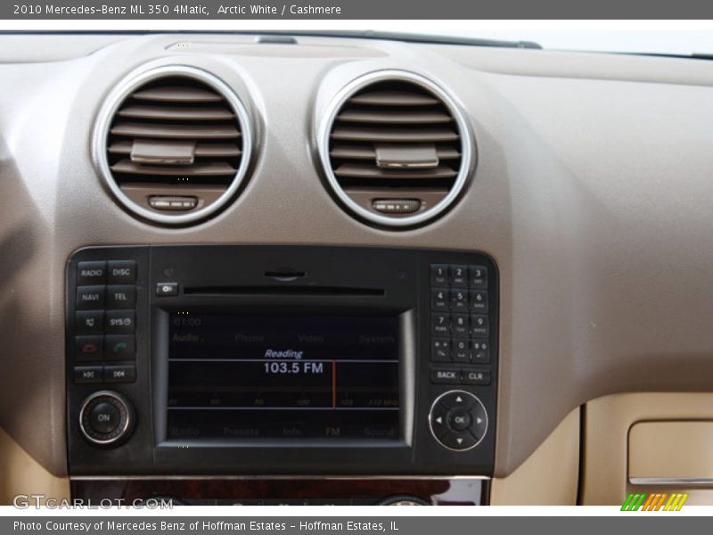 Arctic White / Cashmere 2010 Mercedes-Benz ML 350 4Matic