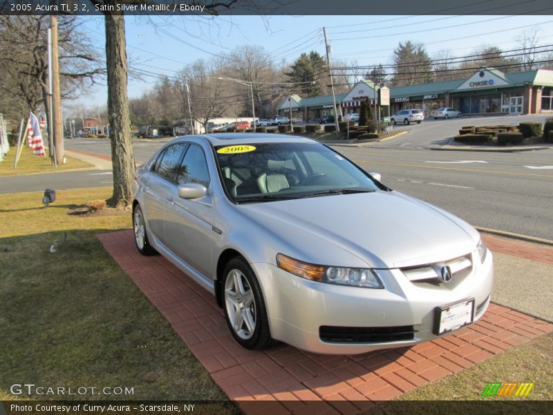 Satin Silver Metallic / Ebony 2005 Acura TL 3.2