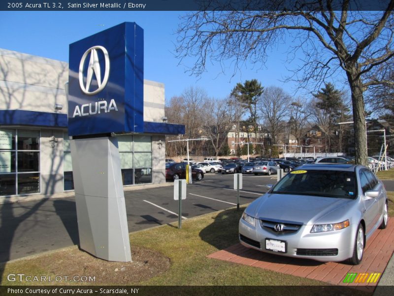 Satin Silver Metallic / Ebony 2005 Acura TL 3.2