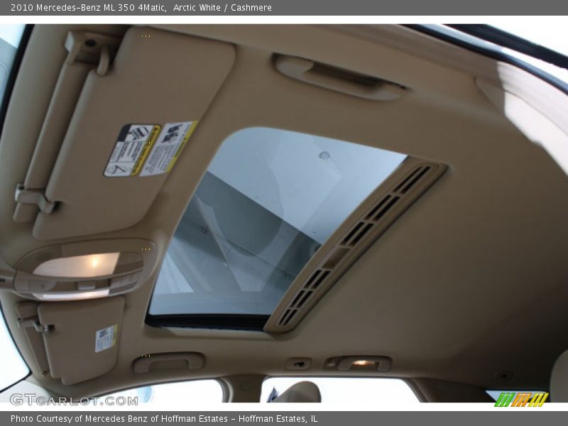 Arctic White / Cashmere 2010 Mercedes-Benz ML 350 4Matic
