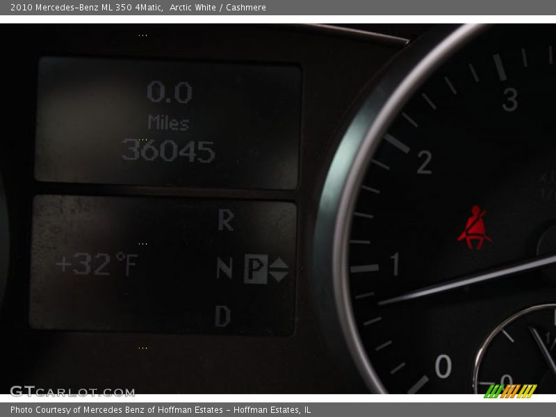 Arctic White / Cashmere 2010 Mercedes-Benz ML 350 4Matic