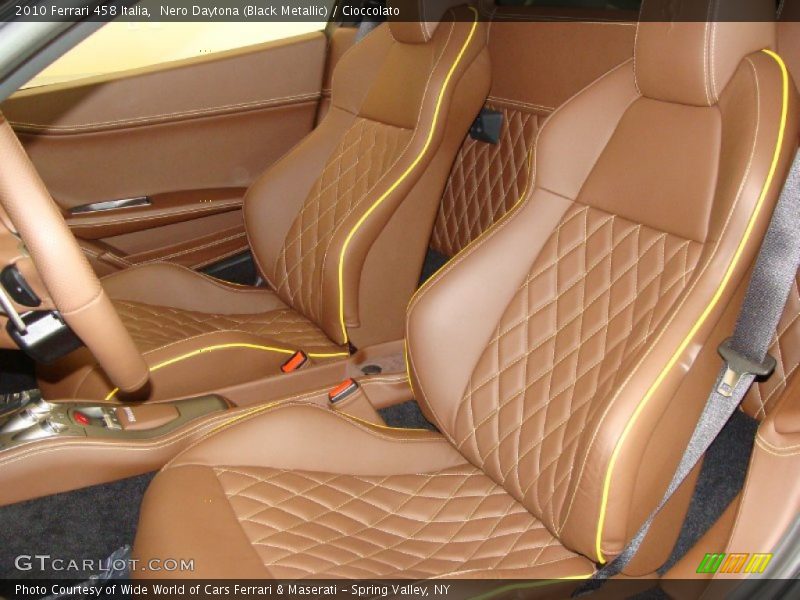  2010 458 Italia Cioccolato Interior