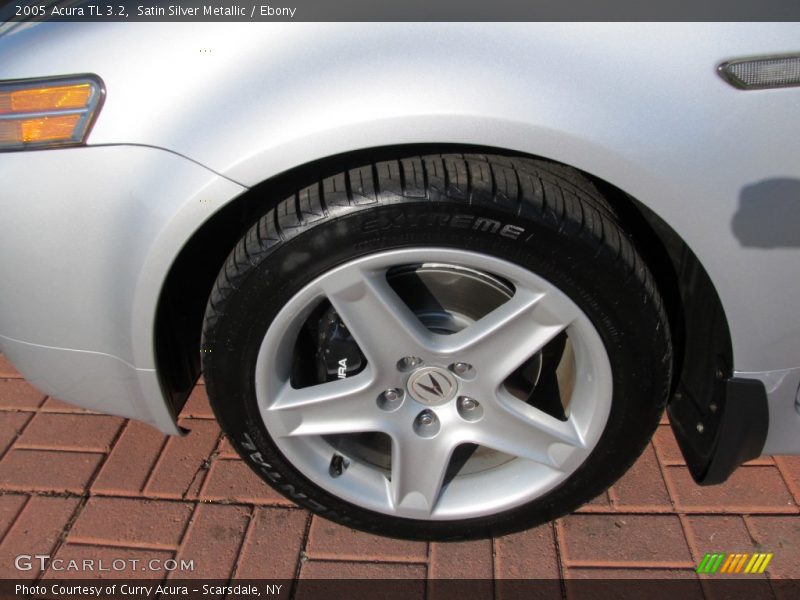 Satin Silver Metallic / Ebony 2005 Acura TL 3.2