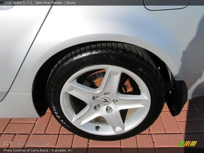 Satin Silver Metallic / Ebony 2005 Acura TL 3.2