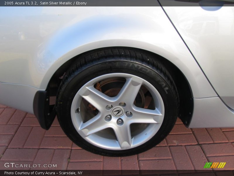 Satin Silver Metallic / Ebony 2005 Acura TL 3.2