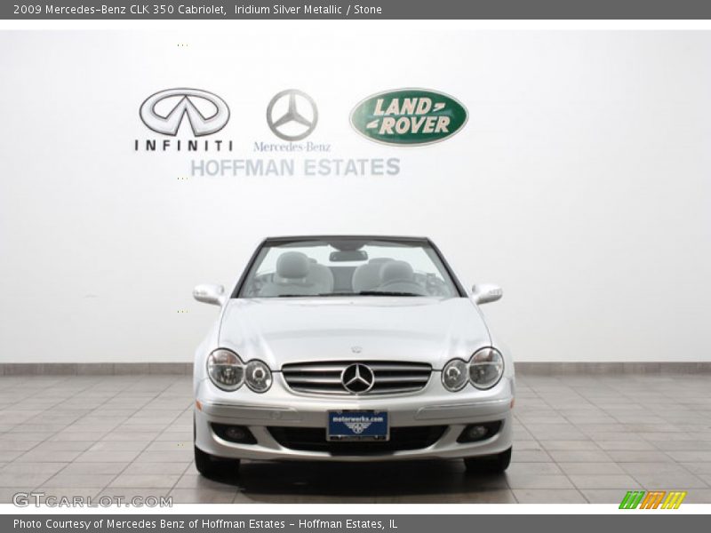 Iridium Silver Metallic / Stone 2009 Mercedes-Benz CLK 350 Cabriolet