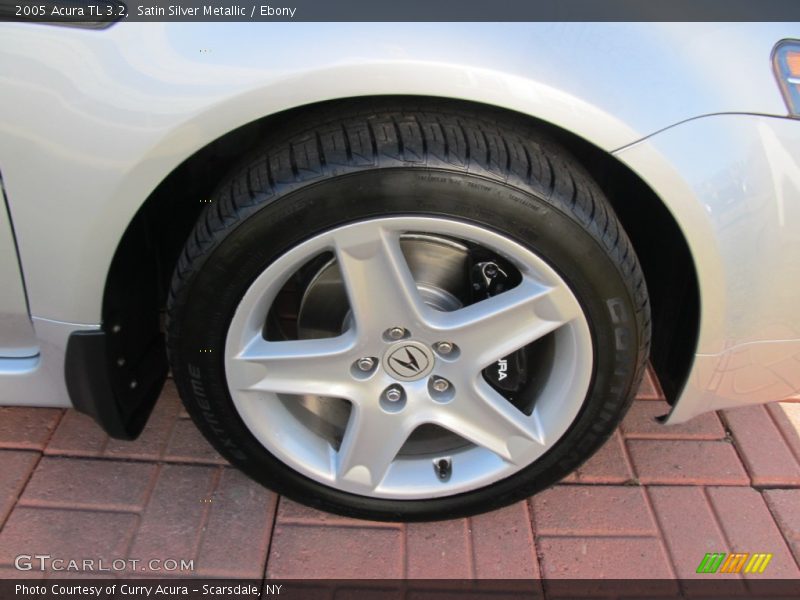 Satin Silver Metallic / Ebony 2005 Acura TL 3.2