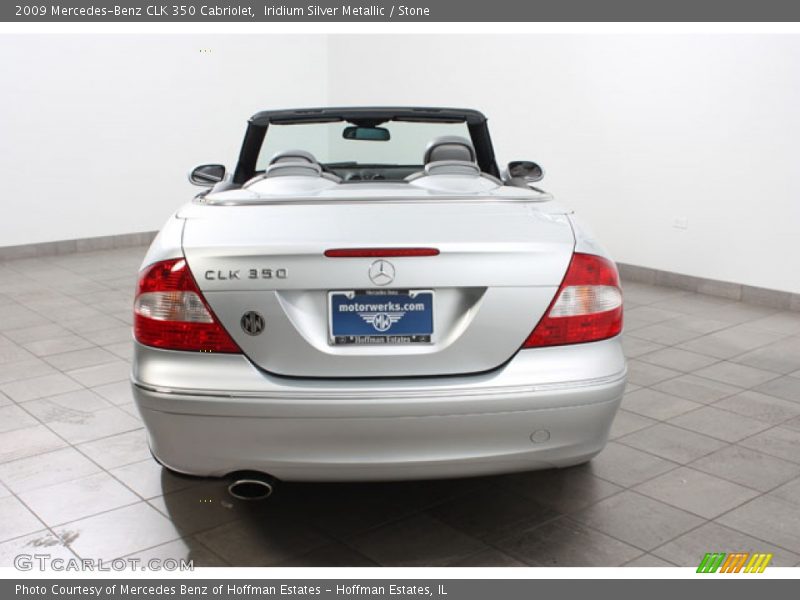 Iridium Silver Metallic / Stone 2009 Mercedes-Benz CLK 350 Cabriolet